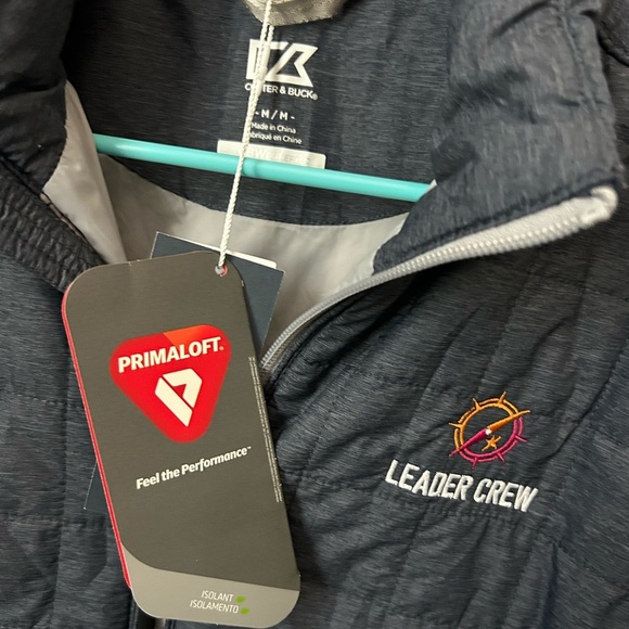 Cutter & Buck Rainier PrimaLoft Eco Insulated Full-Zip Puffer Jacket Size M - Picture 3 of 7